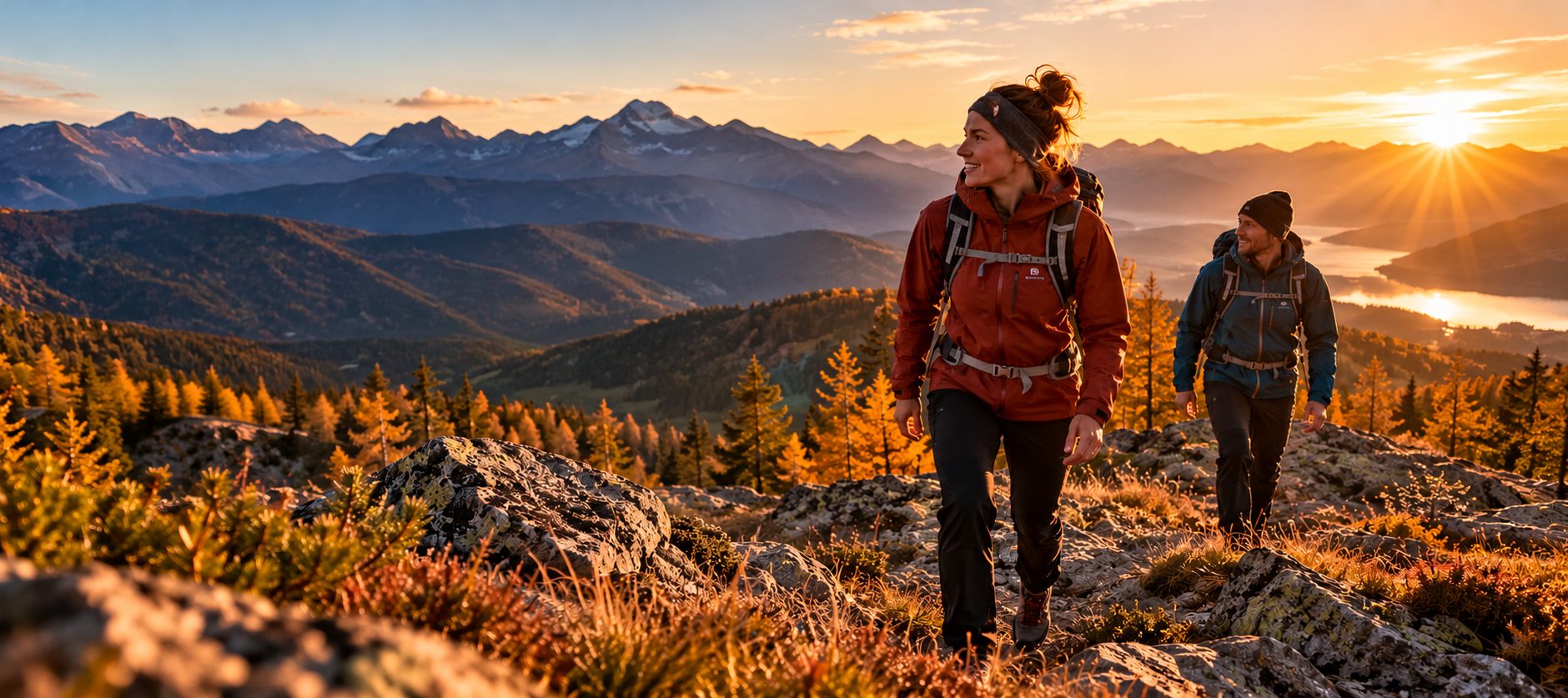Wandern und Outdoor im Herbst
